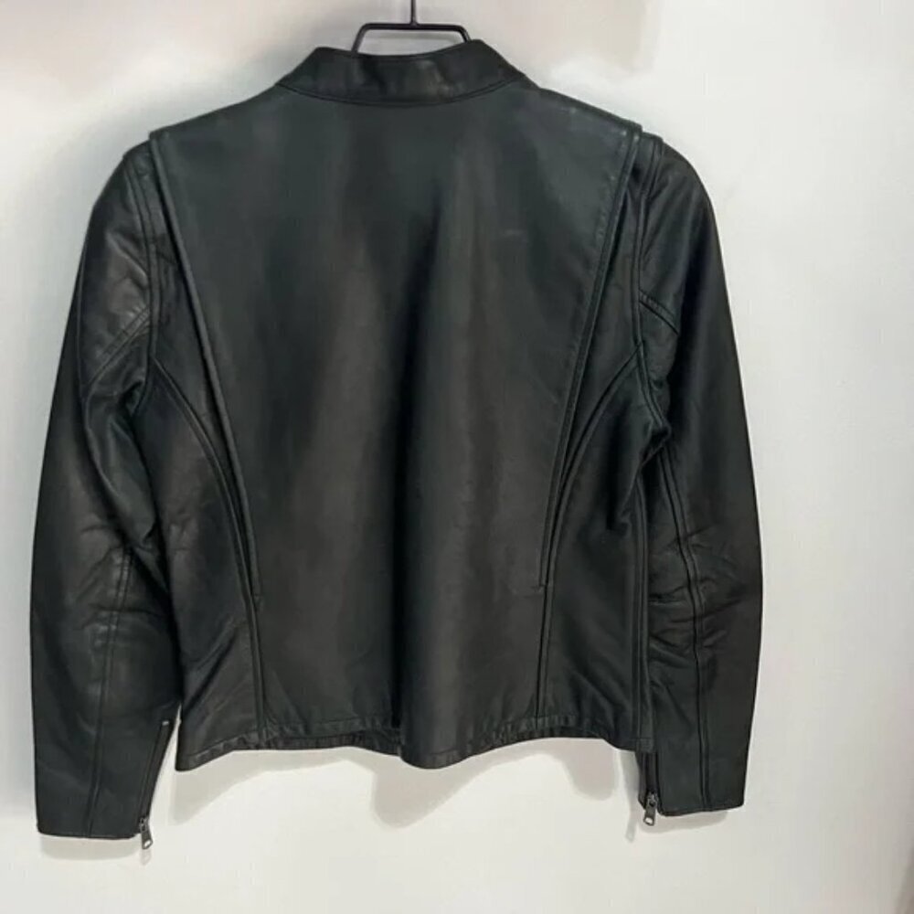 Authentic Womens Harley Davidson Black Leather Jacket 97011-21VW XS NWT​​​​​ - Picture 2 of 4